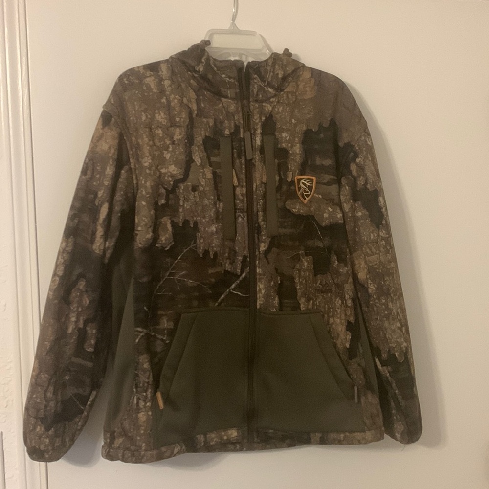Drake Non-Typical full zip camo jacket